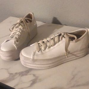 Keds platform leather sneakers